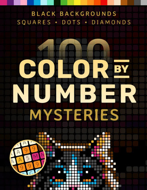 Colorfinity™ 100 Color By Number Mysteries Book